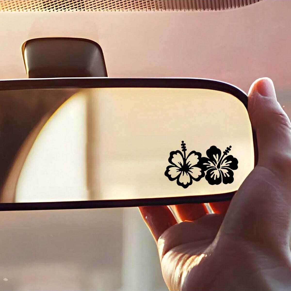 Decor Lighting Pack - عبوة واحدة من ملصقات مرآة السيارة،