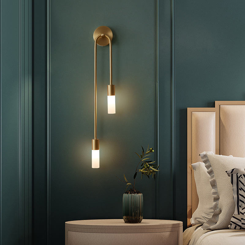 Lighting Decoration In Bedroom - مصباح جداري عصري بتصميم إسكندنافي إبداعي