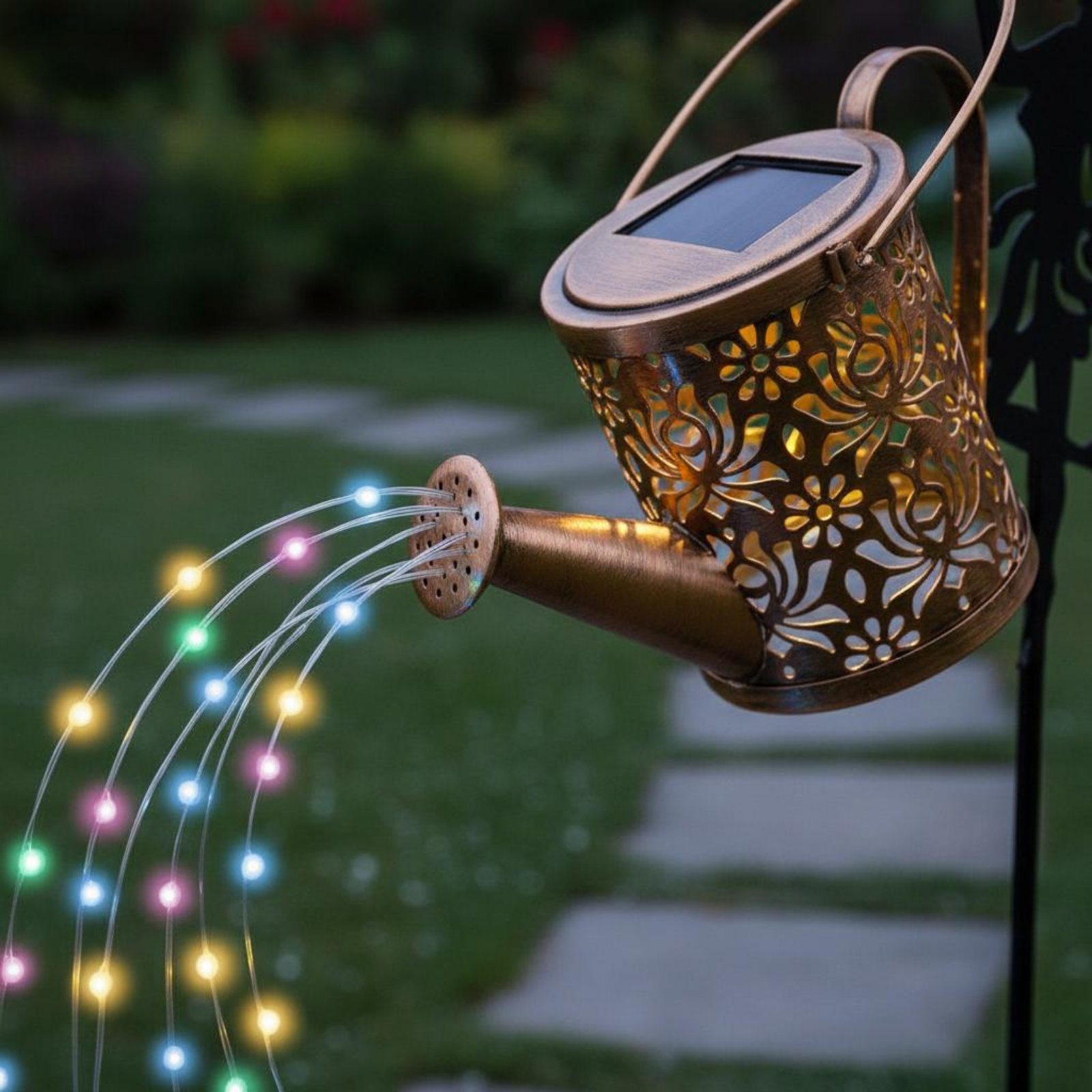 Yard Lighting Decor - ضوء رشاش مياه يعمل بالطاقة الشمسية
