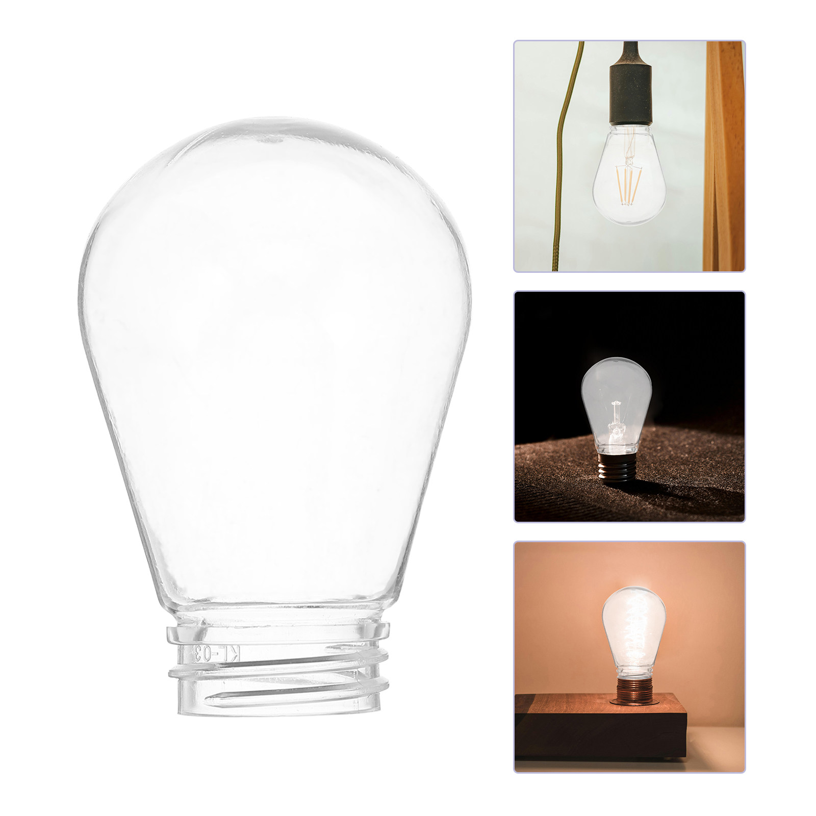 Lighting Decoration Stand - 30 قطعة من أغطية المصابيح الشفافة،