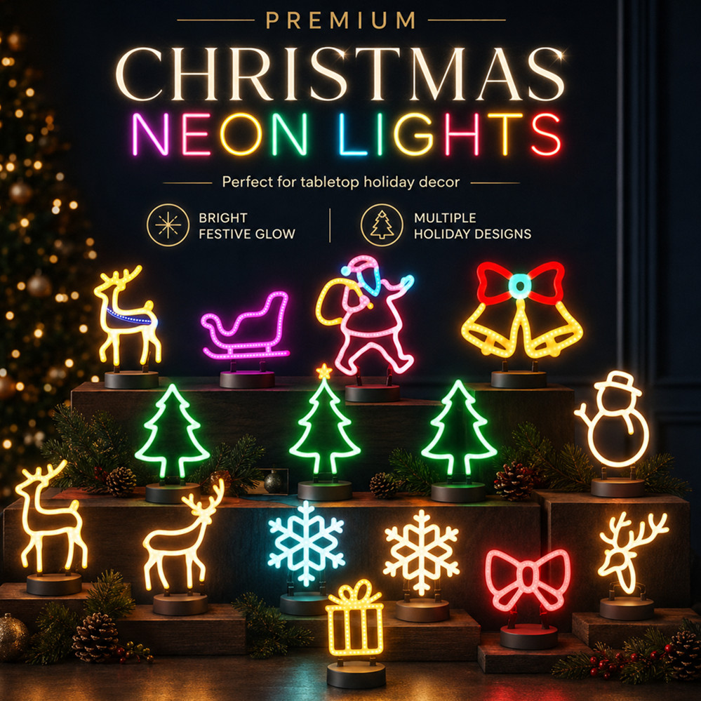 Led Lighting Wall Decor - زينة عيد الميلاد، إضاءة نيون LED