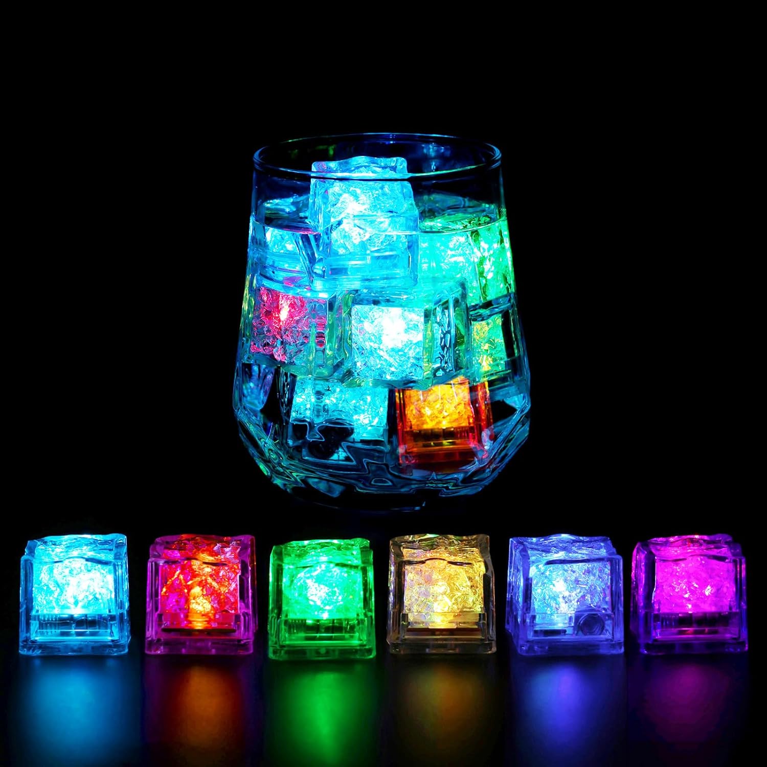 Decor Lighting Pack - 50/100 حزمة من مكعبات الثلج LED