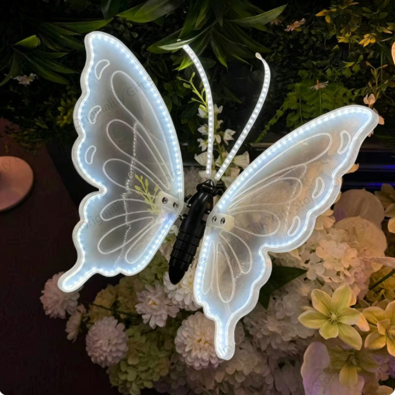 Outdoor Lighting Wedding Decor - أضواء فراشات ديناميكية خارجية بتقنية LED