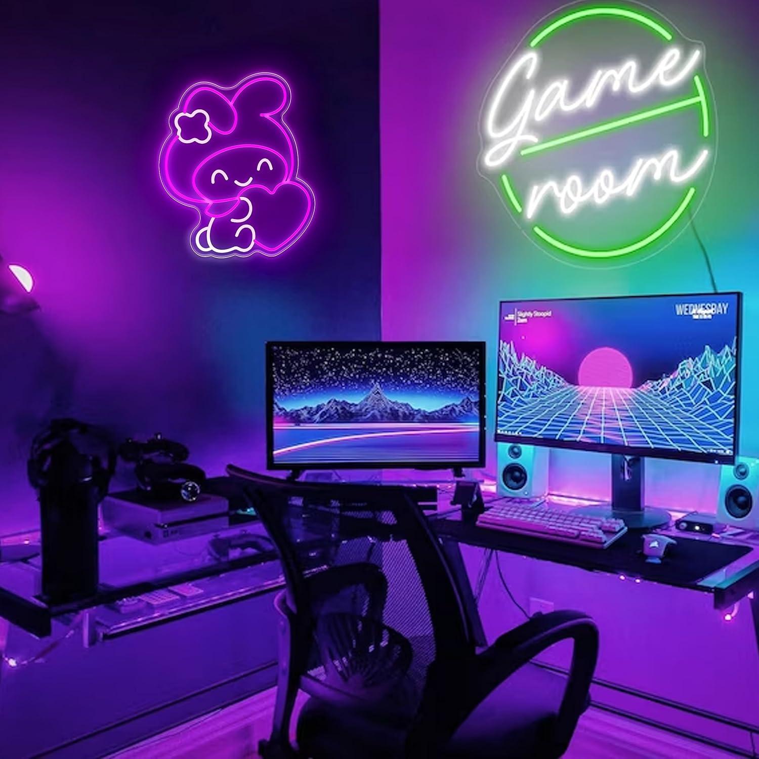 لافتة نيون أنمي يابانية، أضواء - مراجعة Led Lighting Wall Decor وسعره