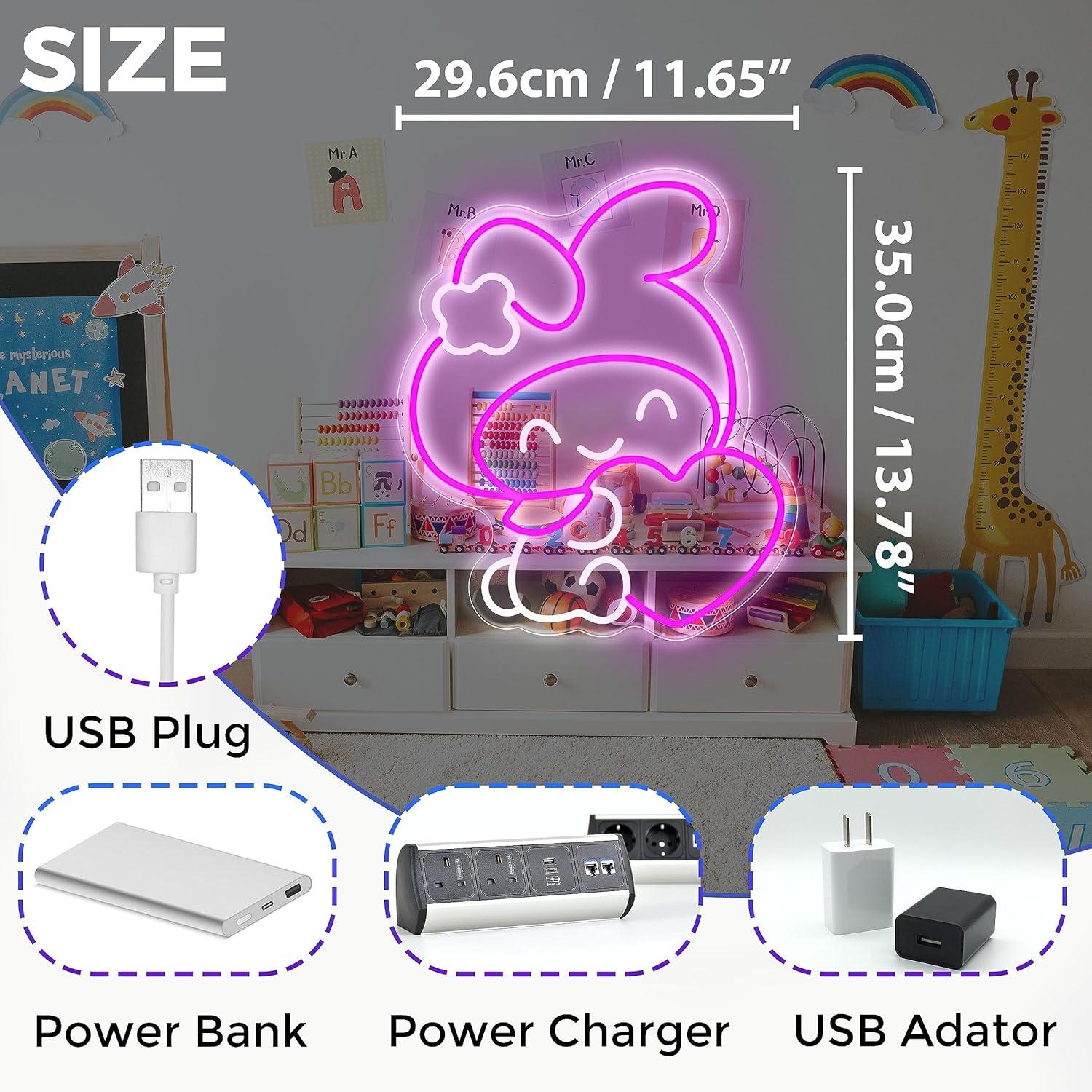 لافتة نيون أنمي يابانية، أضواء - مراجعة Led Lighting Wall Decor وسعره