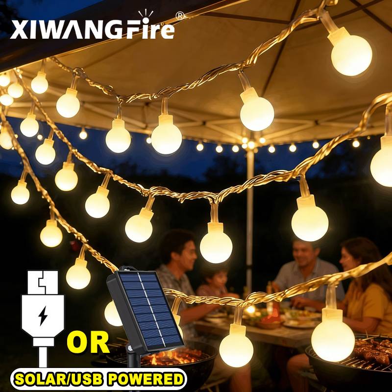 أضواء خيطية تعمل بالطاقة الشمس - مراجعة Yard Lighting Decor وسعره