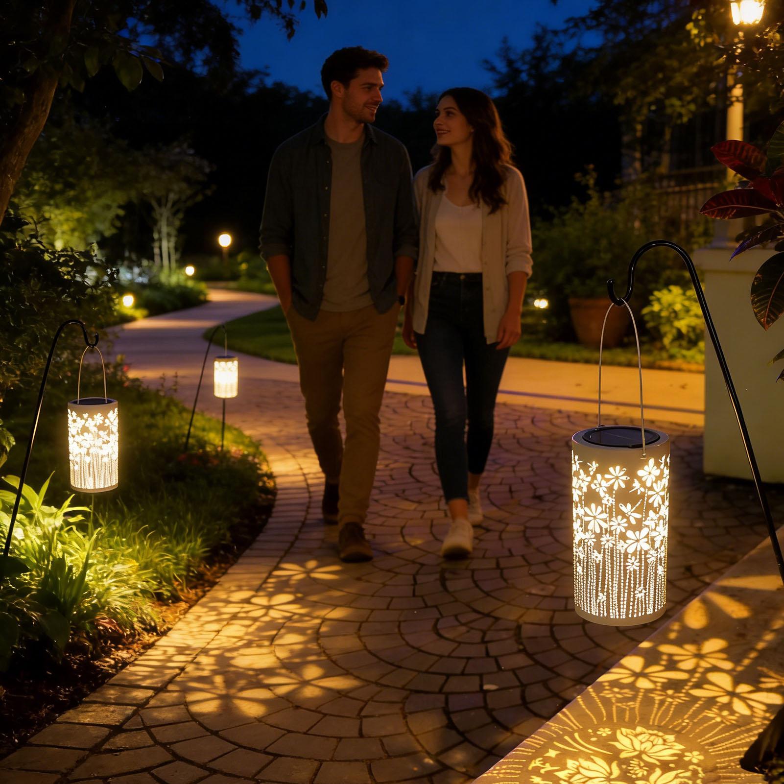 فوانيس خارجية للشرفة، مصابيح ز - مراجعة Yard Lighting Decor وسعره