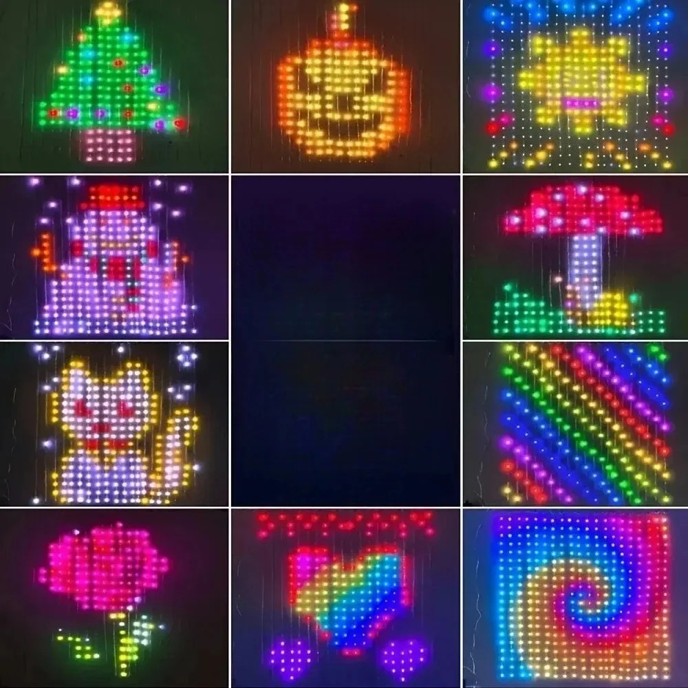 أضواء ستارة LED خارجية بتقنية  - مراجعة Led Lighting Wall Decor وسعره