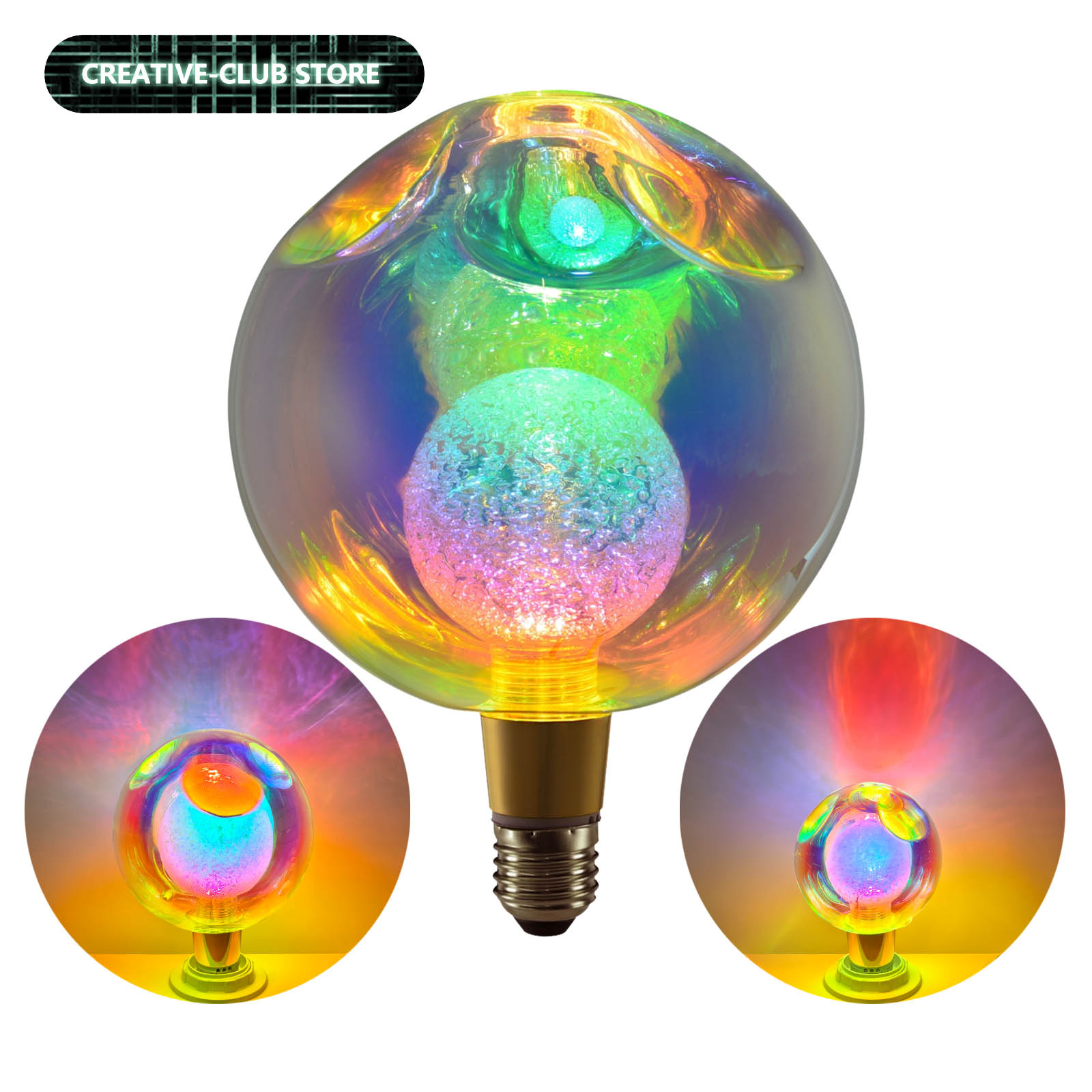 E27 P90 P120 P150 كرة مستديرة  - مراجعة Vintage Lighting Decor وسعره