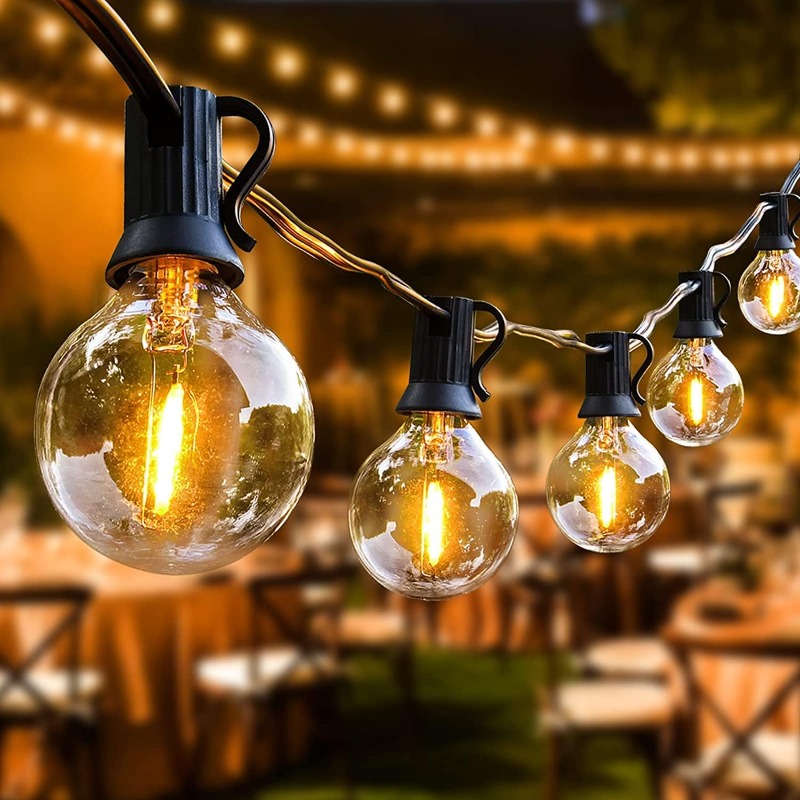 سلسلة أضواء كروية LED - سلسلة  - مراجعة Outdoor Lighting Wedding Decor وسعره