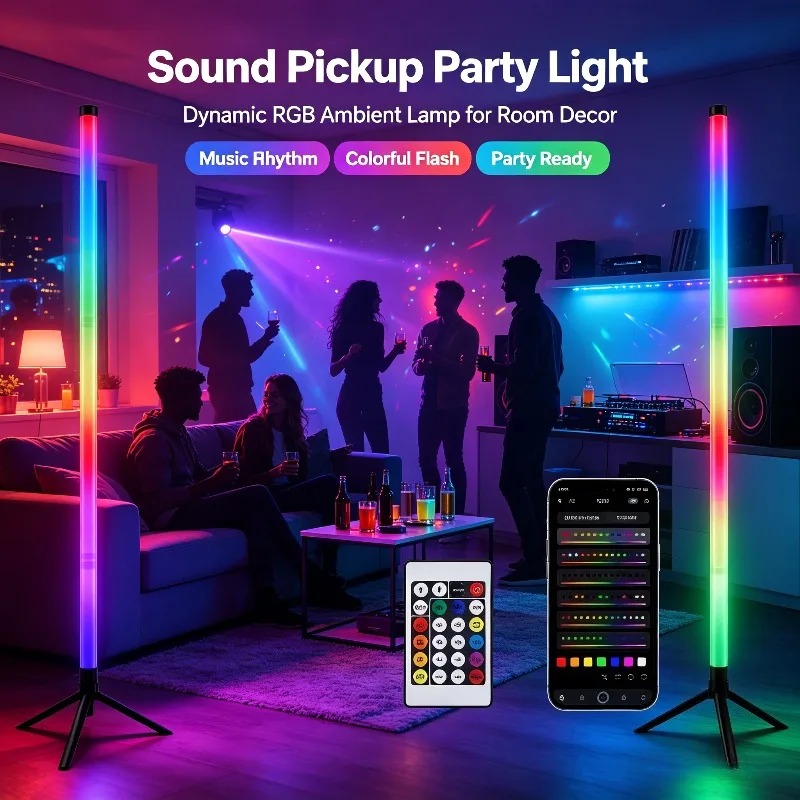 مصباح أرضي LED RGB للزوايا (قط - مراجعة Decor Lighting Pack وسعره