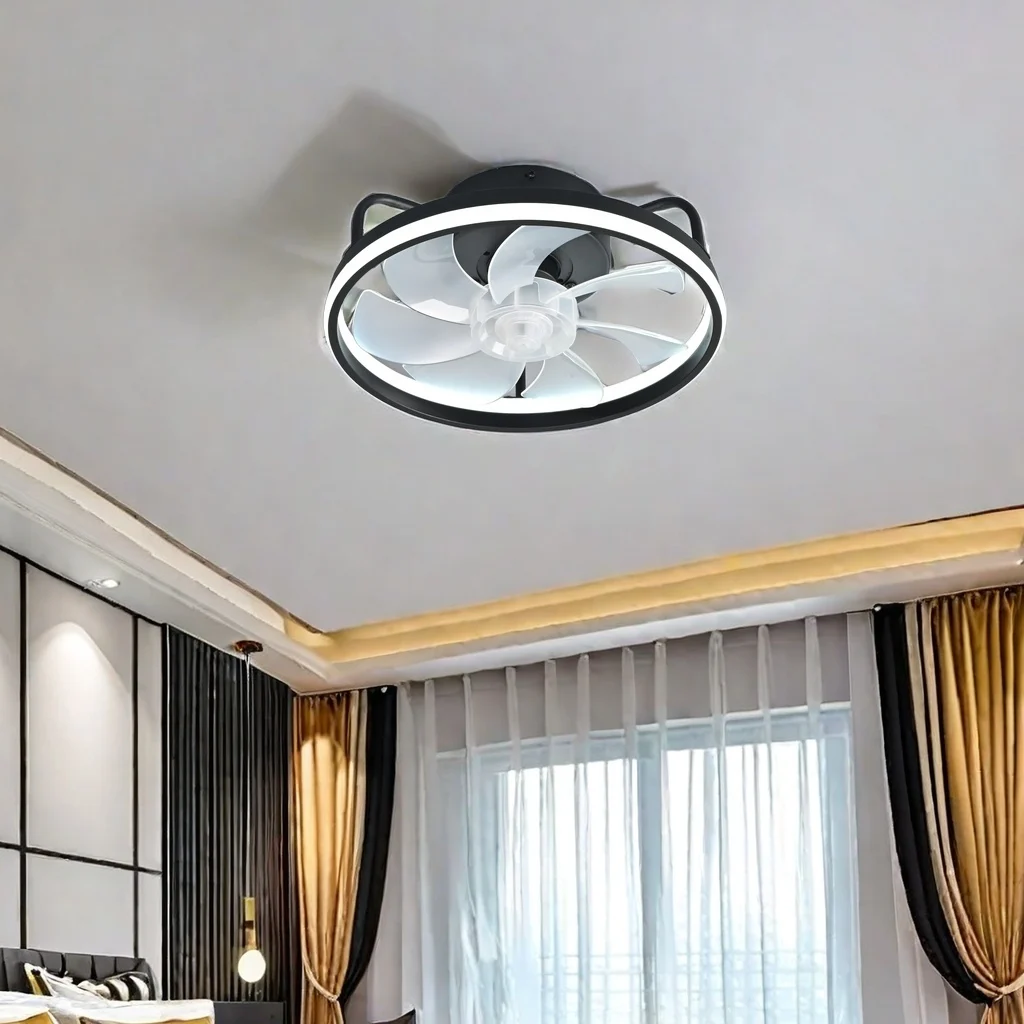 2 في 1 مروحة سقف ذكية حديثة غر - مراجعة Decor Lighting Ceiling Fans وسعره