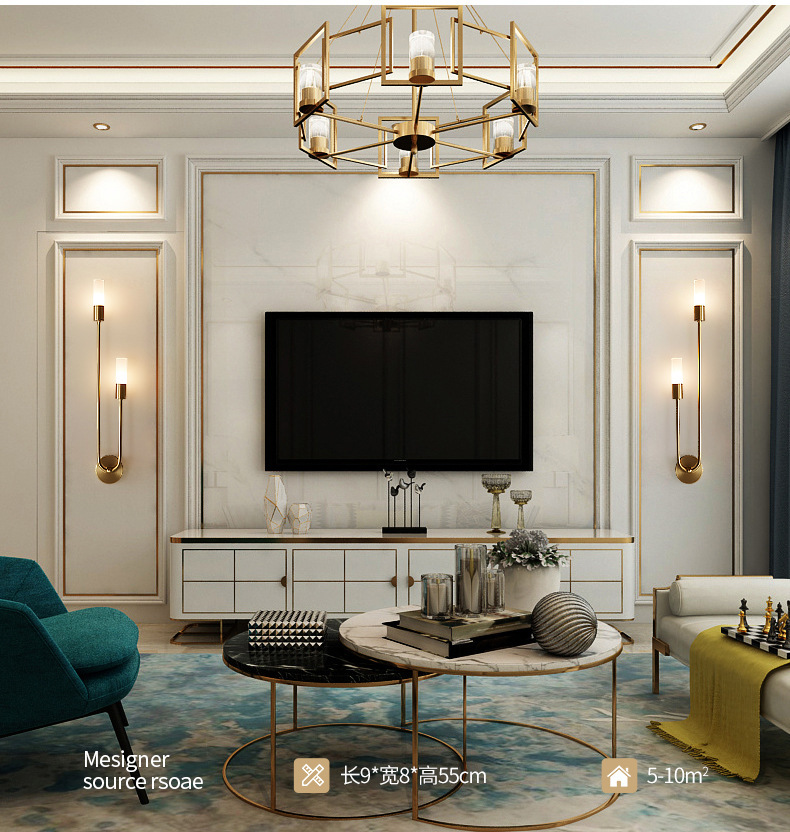 مصباح جداري عصري بتصميم إسكندن - مراجعة Lighting Decoration In Bedroom وسعره