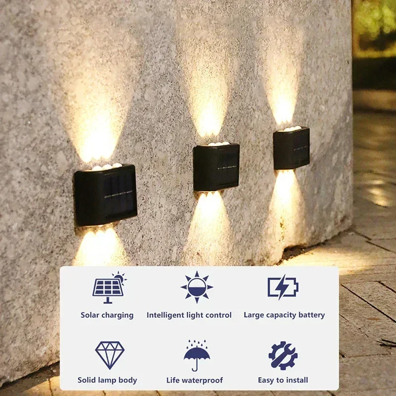 مصباح جداري شمسي LED خارجي مقا - مراجعة Yard Lighting Decor وسعره