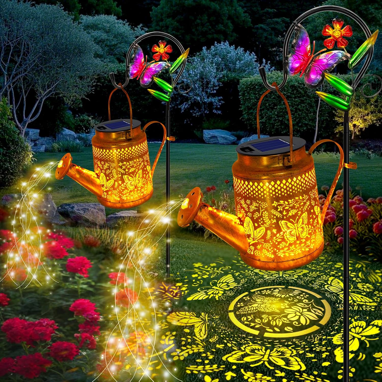 مجموعة من 2 مصابيح شمسية كبيرة - مراجعة Decor Lighting Pack وسعره