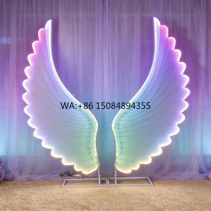 أجنحة ملاك مضيئة، إكسسوارات إض - مراجعة Lighting Decoration Wedding وسعره