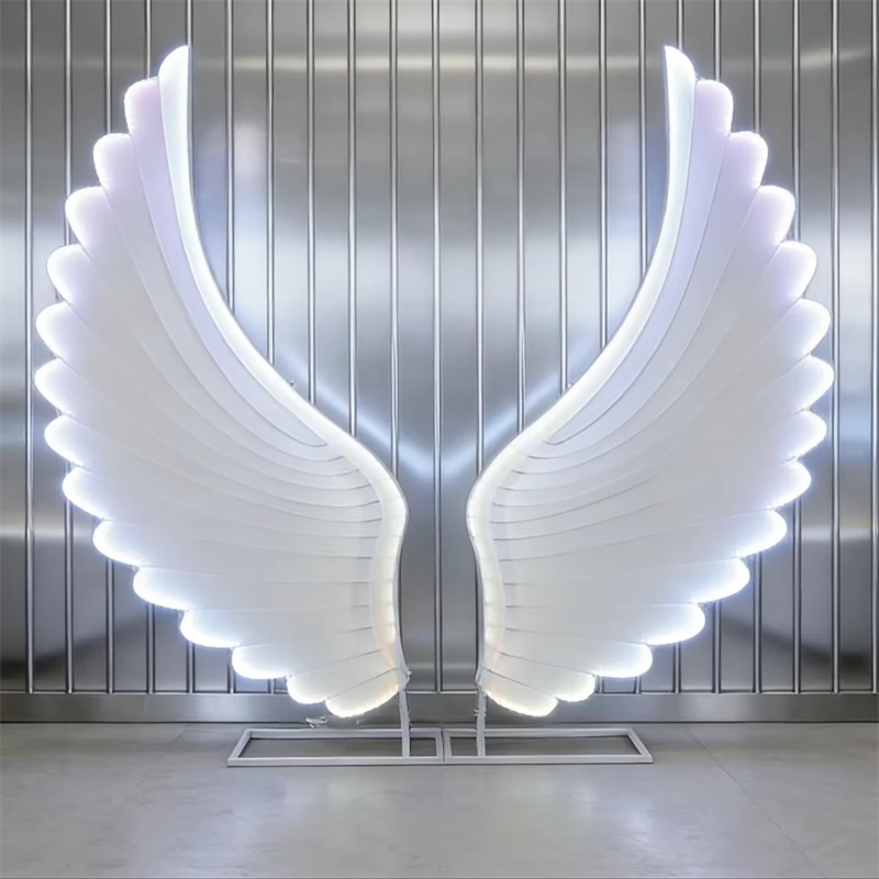 أجنحة ملاك مضيئة، إكسسوارات إض - مراجعة Lighting Decoration Wedding وسعره