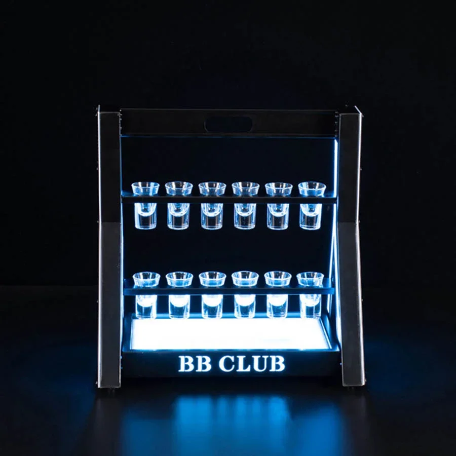 حامل عرض زجاجي ليد قابل لإعادة - مراجعة Lighting Decoration Stand وسعره