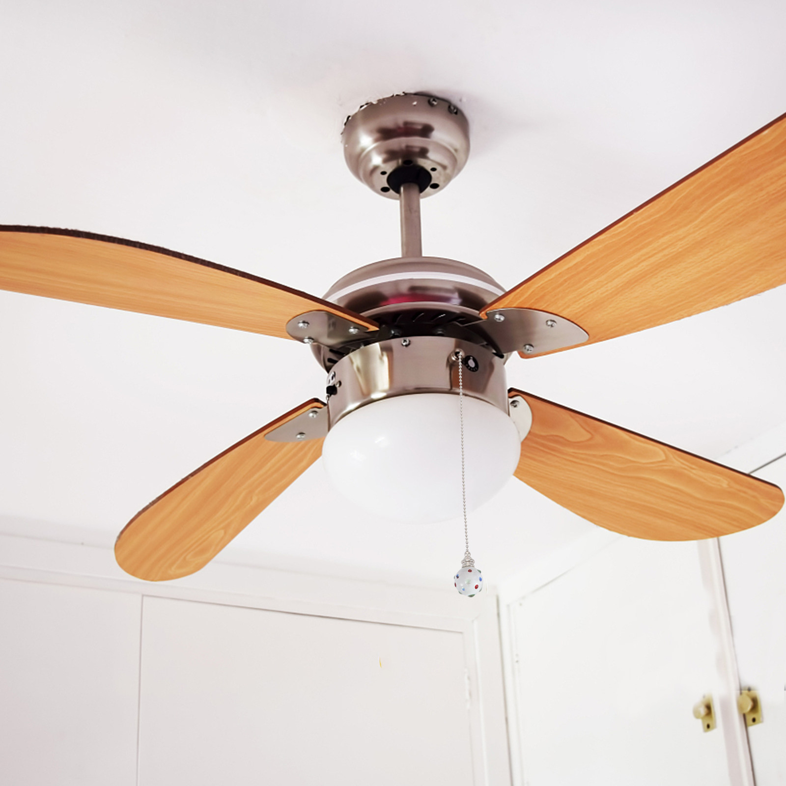 مصباح معلق كريستالي بطول 50 سم - مراجعة Decor Lighting Ceiling Fans وسعره