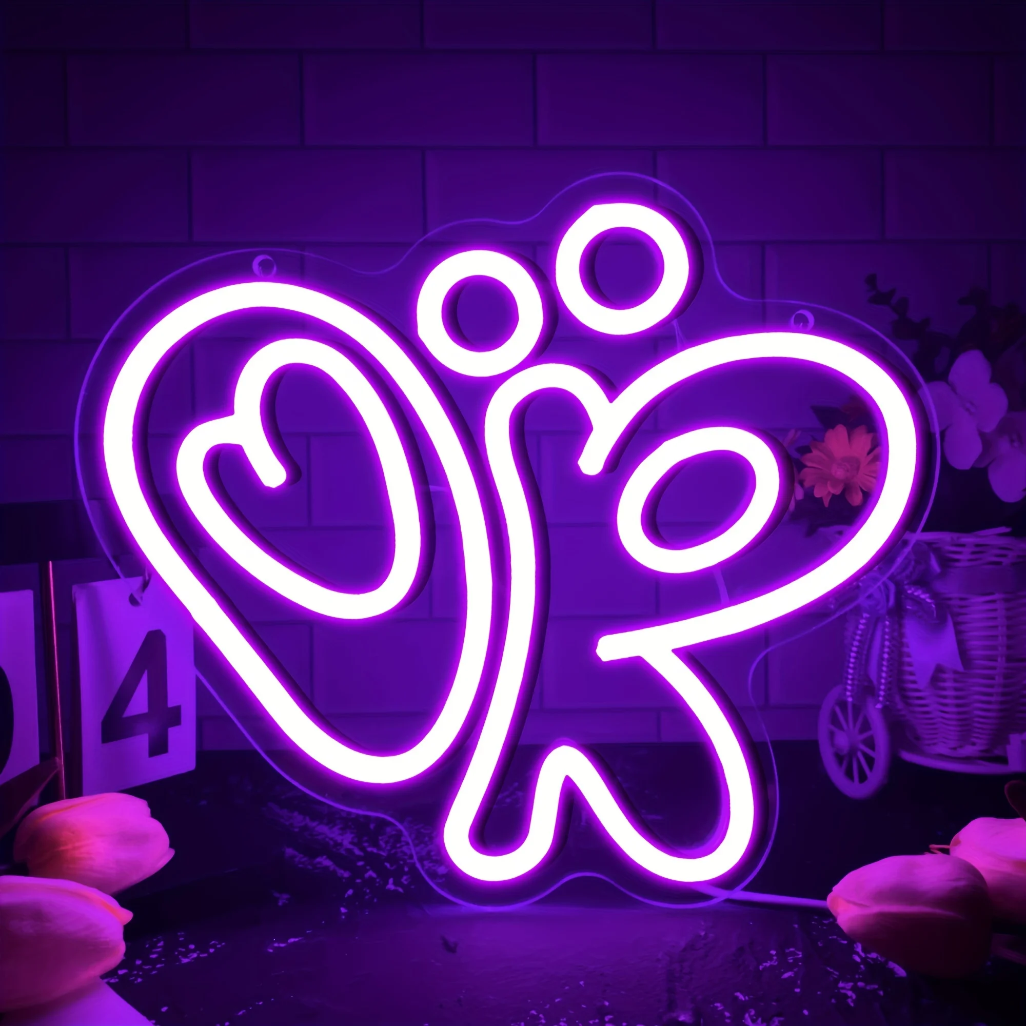 لافتات نيون بإضاءة LED تعمل با - مراجعة Ok Lighting Decor وسعره