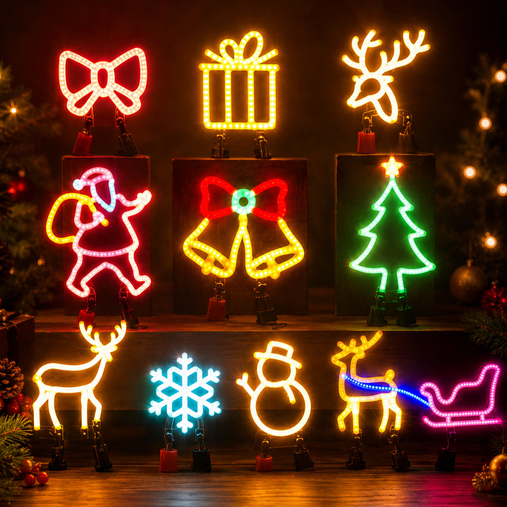 زينة عيد الميلاد، إضاءة نيون L - مراجعة Led Lighting Wall Decor وسعره