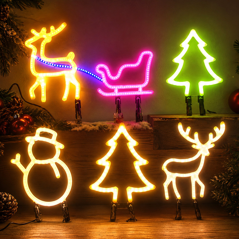 زينة عيد الميلاد، إضاءة نيون L - مراجعة Led Lighting Wall Decor وسعره