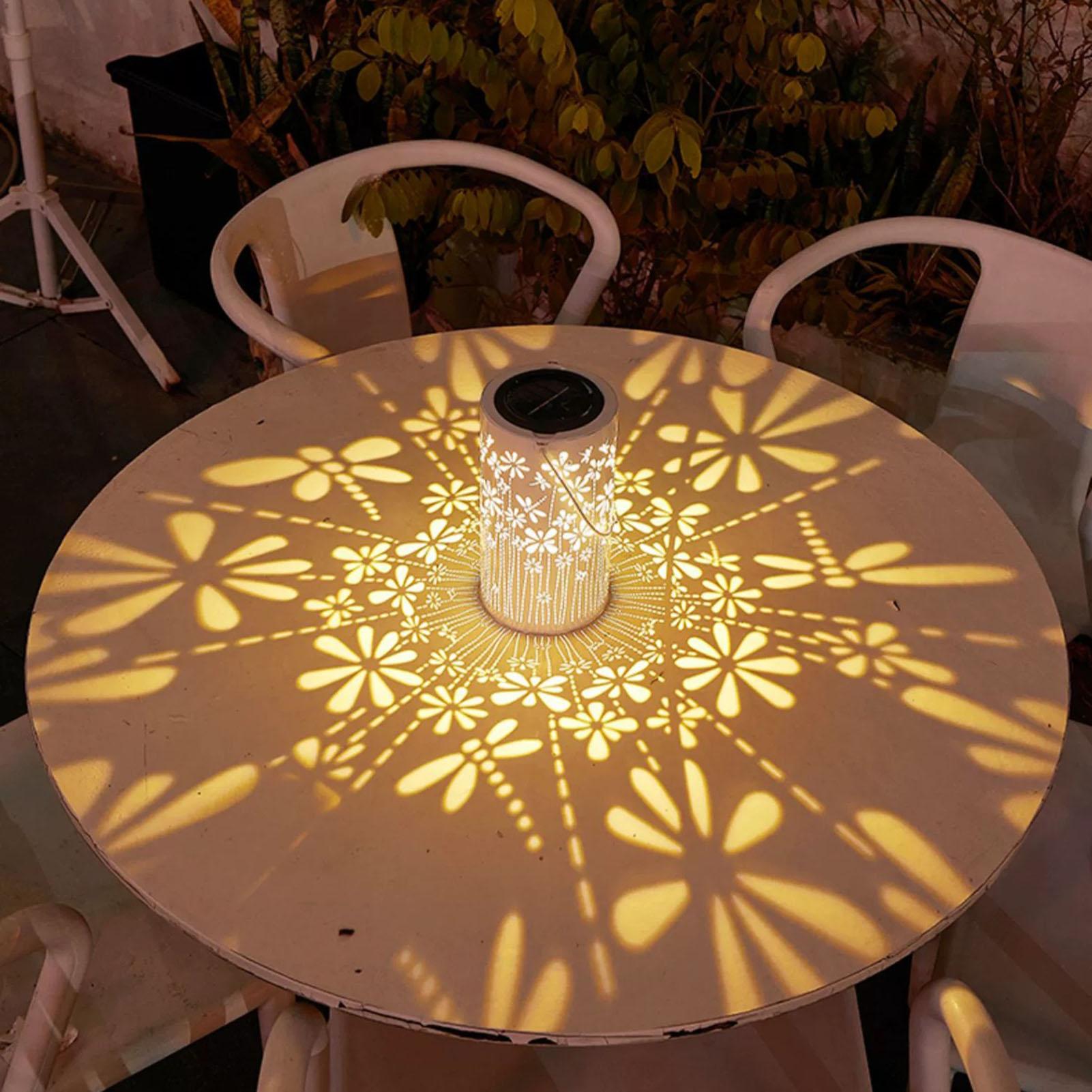 فوانيس شمسية زخرفية ملونة على  - مراجعة Yard Lighting Decor وسعره