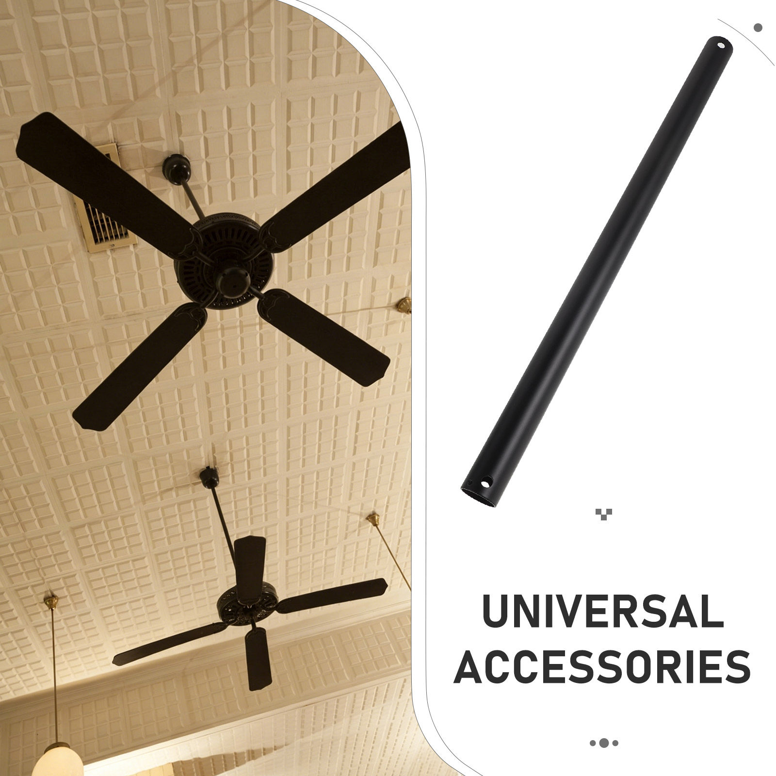 مروحة سقف 18 بوصة مع قضيب تمدي - مراجعة Decor Lighting Ceiling Fans وسعره