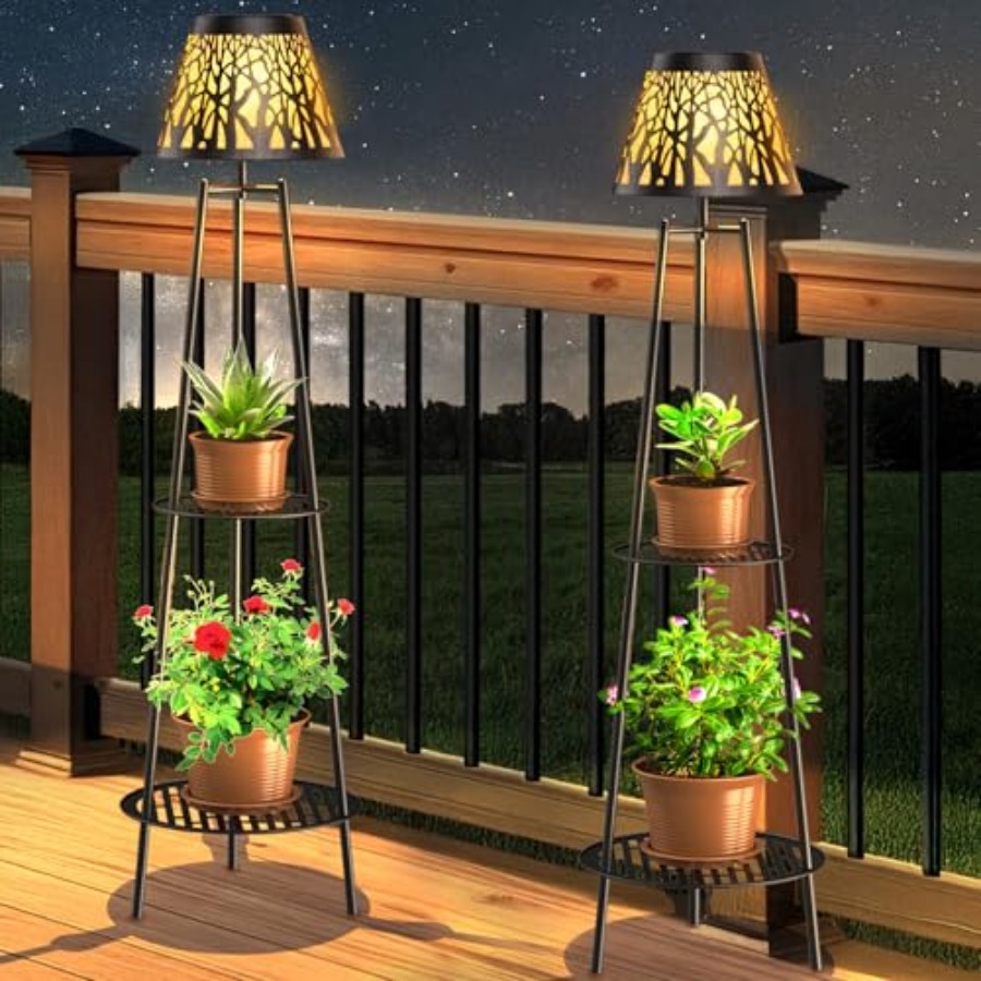 مصباح أرضي شمسي خارجي مع حامل  - مراجعة Decor Lighting Pack وسعره
