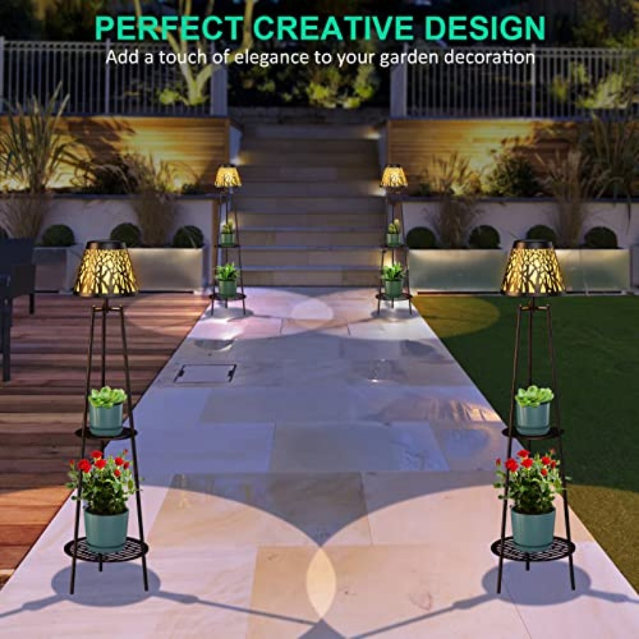 مصباح أرضي شمسي خارجي مع حامل  - مراجعة Decor Lighting Pack وسعره
