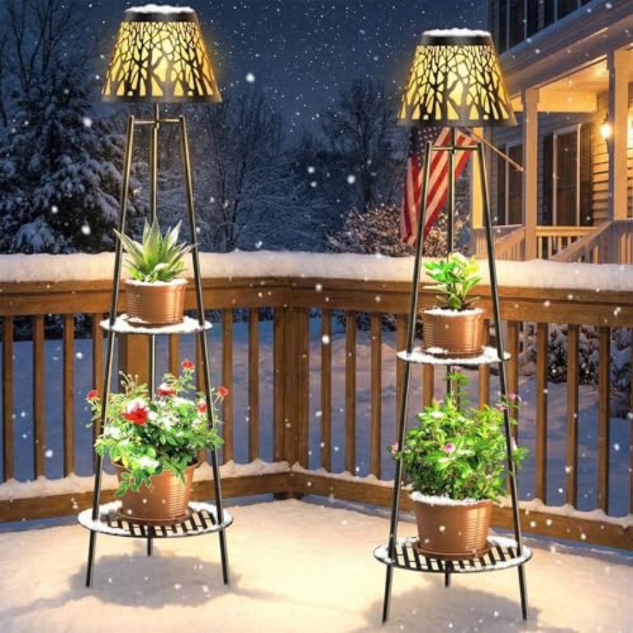 مصباح أرضي شمسي خارجي مع حامل  - مراجعة Decor Lighting Pack وسعره