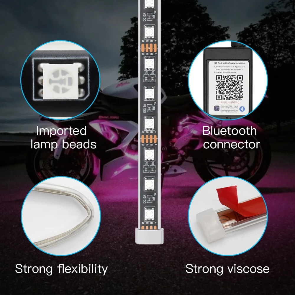 دراجة نارية LED ضوء الزخرفية r - مراجعة Lighting Bolt Decor وسعره