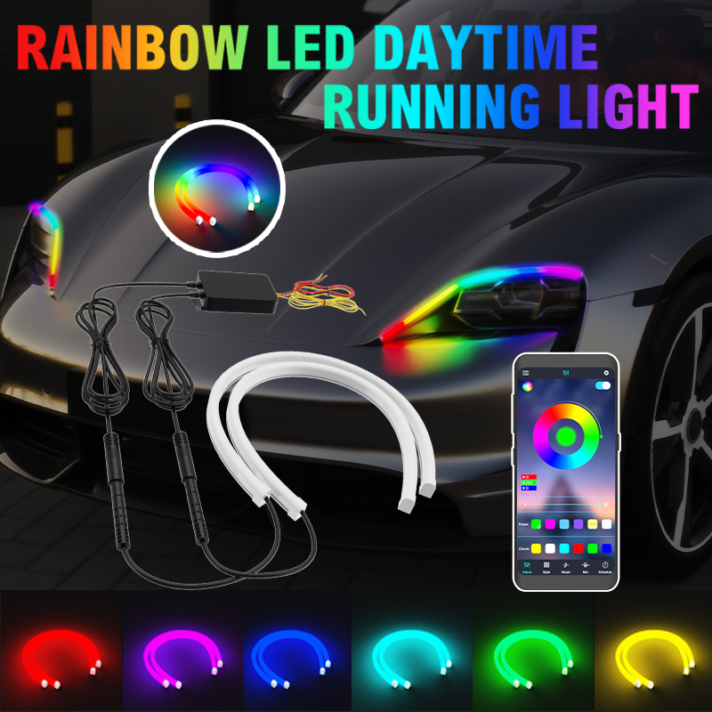 قطعتان من أضواء LED النهارية ل - مراجعة Lighting Bolt Decor وسعره