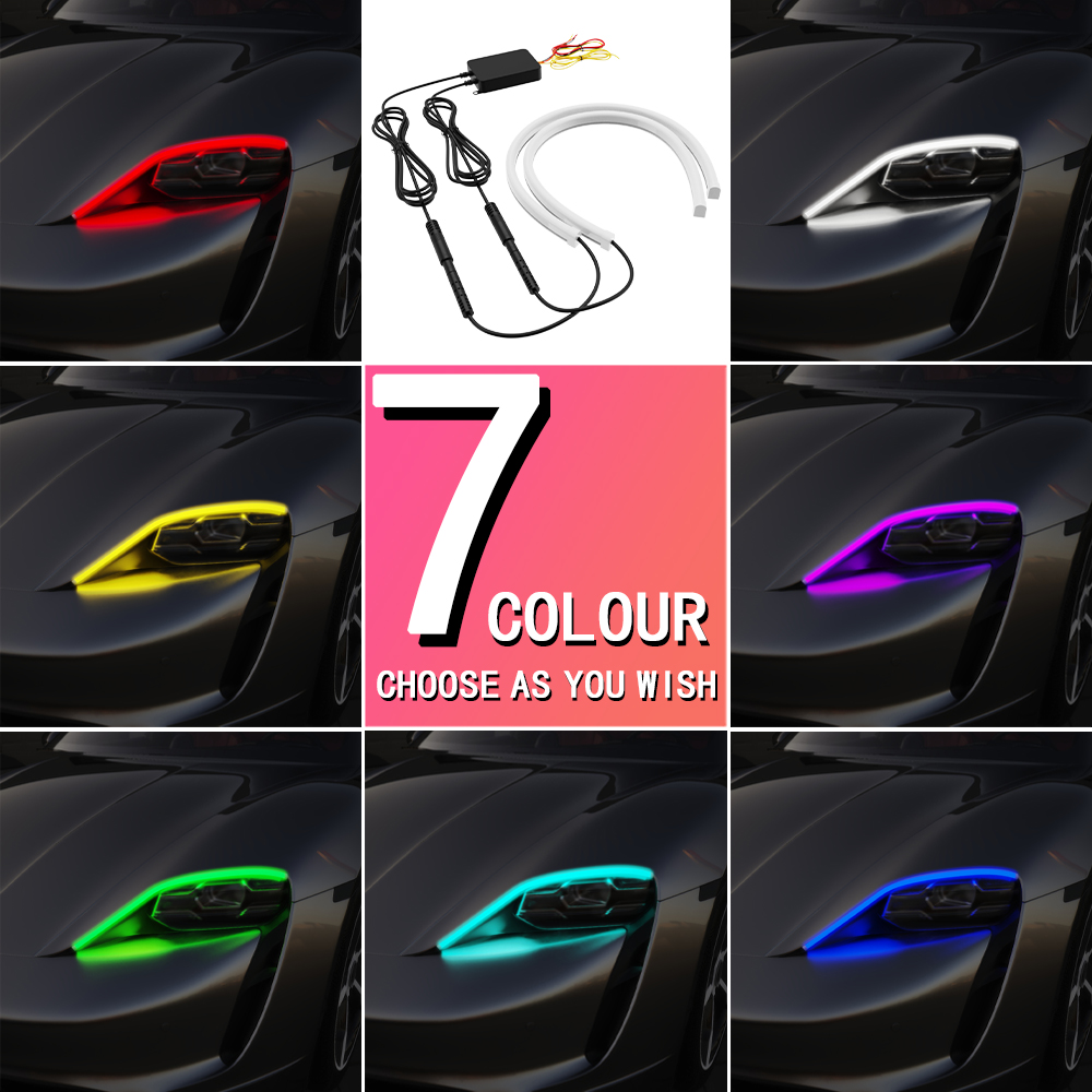 قطعتان من أضواء LED النهارية ل - مراجعة Lighting Bolt Decor وسعره