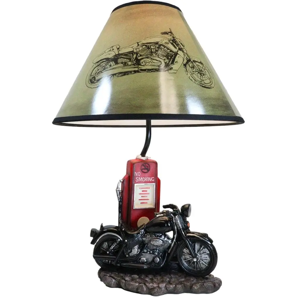 مصباح مكتب على شكل مضخة وقود د - مراجعة Vintage Lighting Decor وسعره