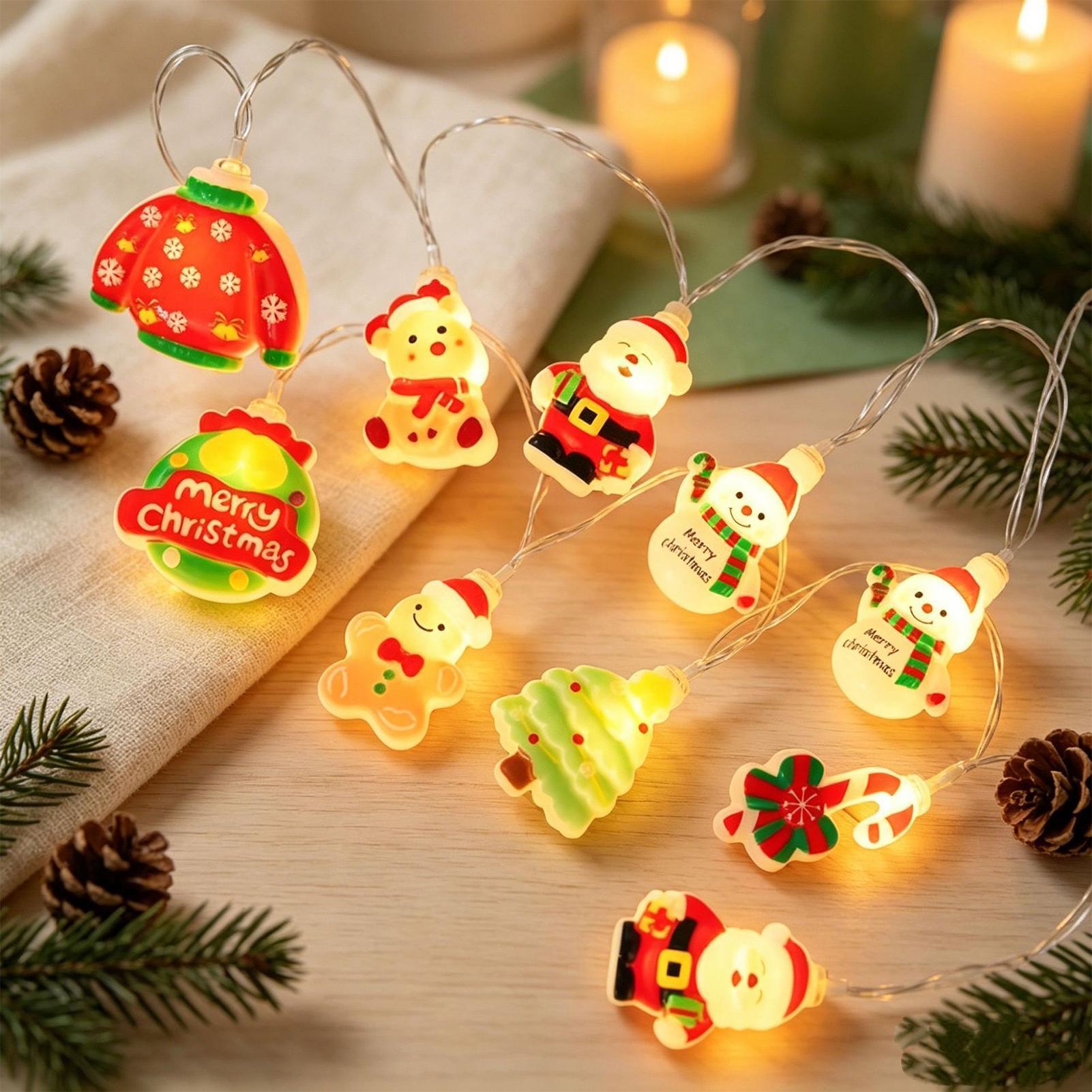 أضواء سانتا كلوز LED على شكل ر - مراجعة Lighting Tree Decor وسعره