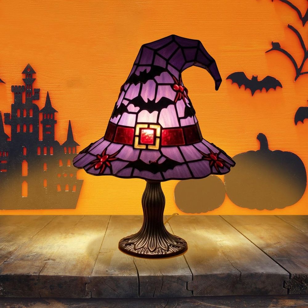 مصباح قبعة الساحرة الزجاجي الم - مراجعة Lighting Decoration Stand وسعره