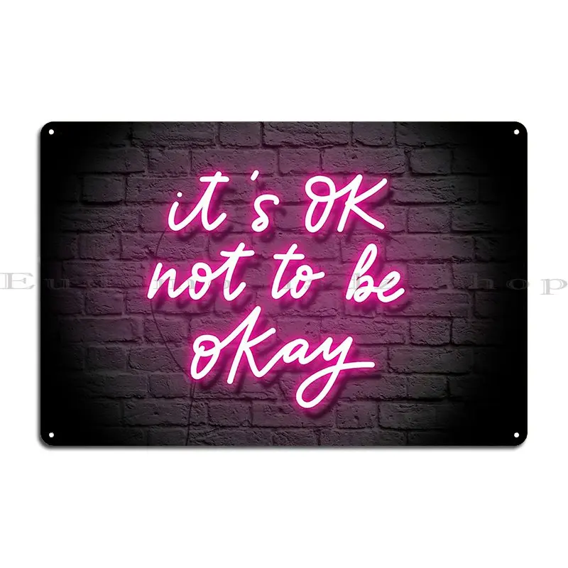 لافتة نيون بعبارة 'It S Ok Not - مراجعة Ok Lighting Decor وسعره
