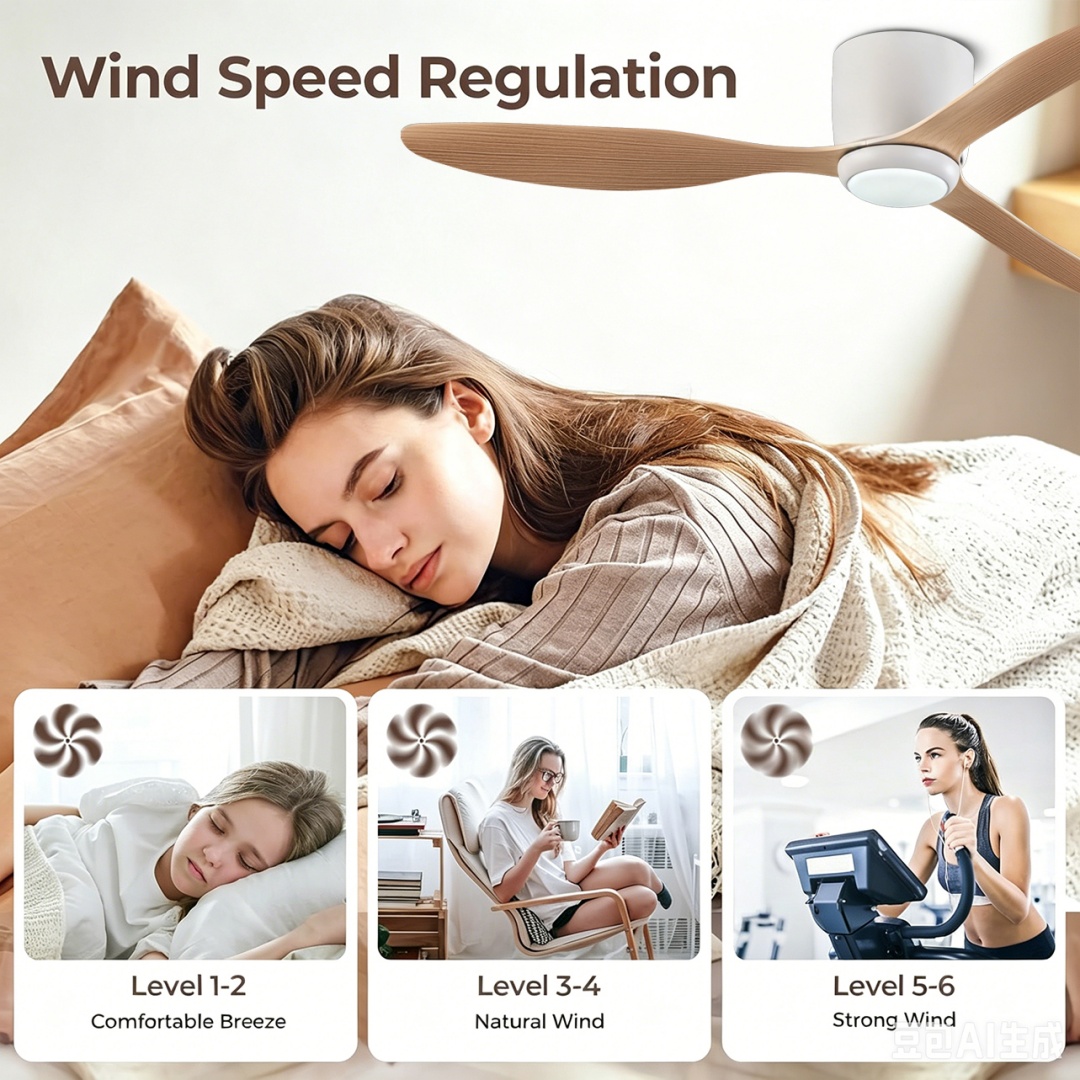 مروحة سقف حديثة بإضاءة LED، أض - مراجعة Decor Lighting Ceiling Fans وسعره