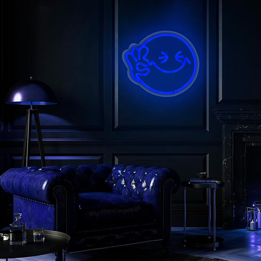 لافتة نيون على شكل يد مبتسمة ب - مراجعة Ok Lighting Decor وسعره